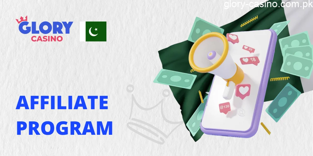 Affiliate Program in Glory Casino Pakistan