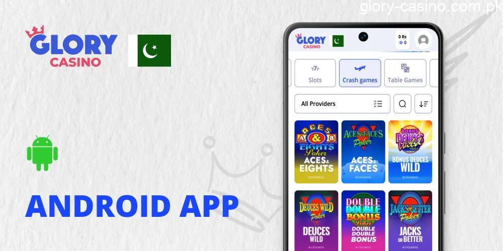 How to download Android App Glory Casino