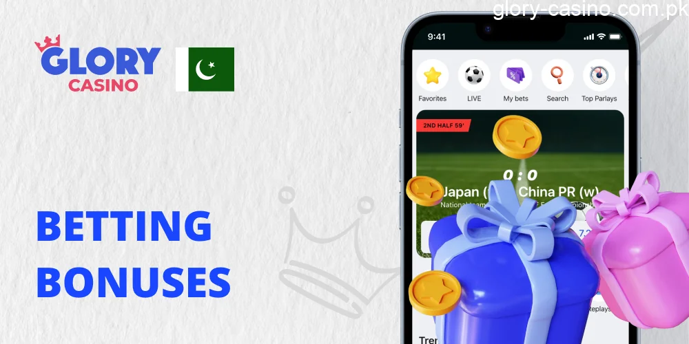 Betting Bonuses at Glory Casino PK