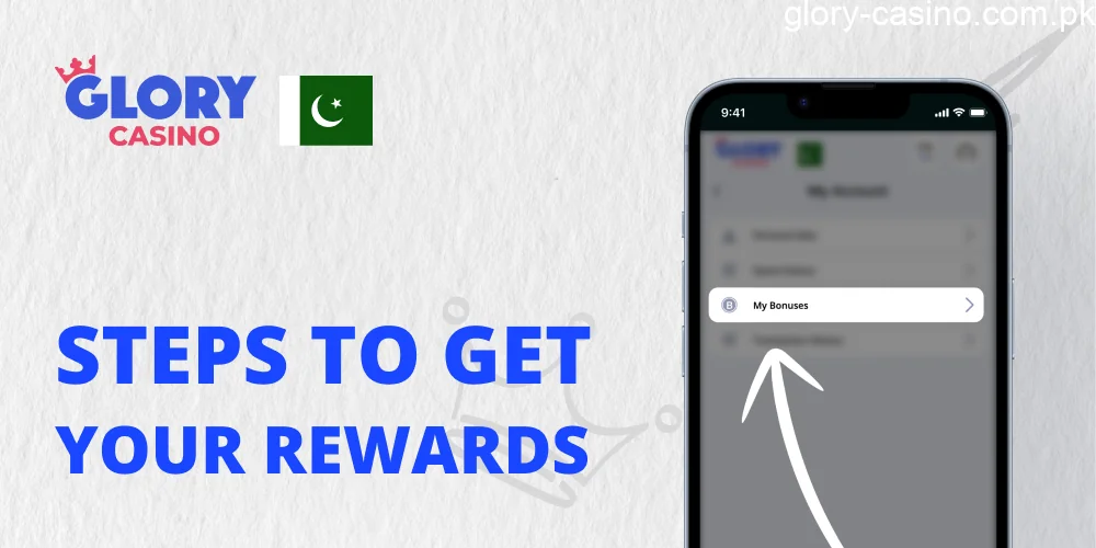 How to get bonuses in Glory Casino PK