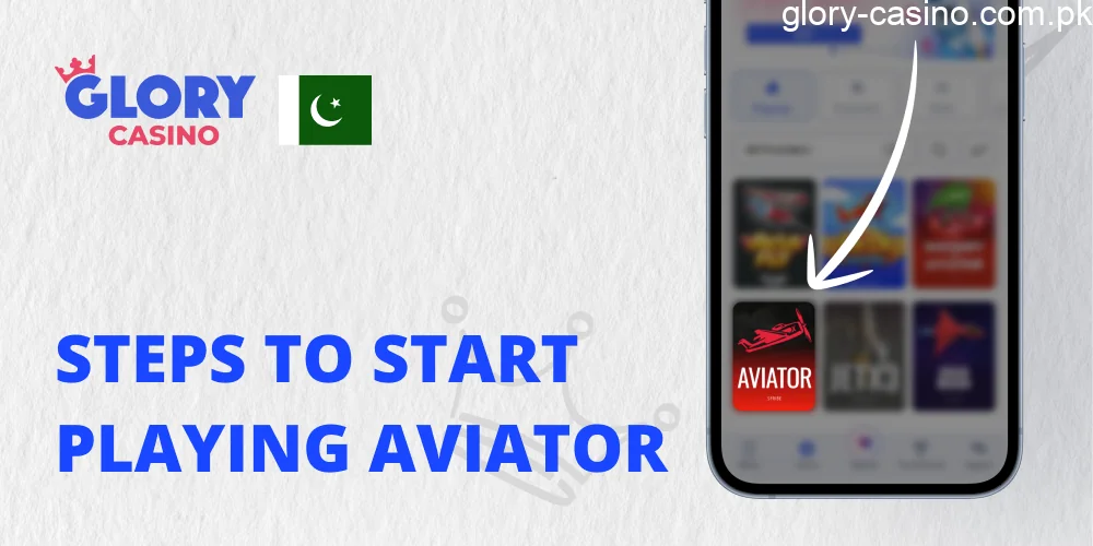 How to start playing Glory Casino Aviator
