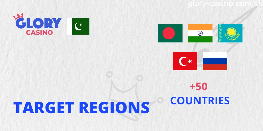 Target Regions in Glory Casino