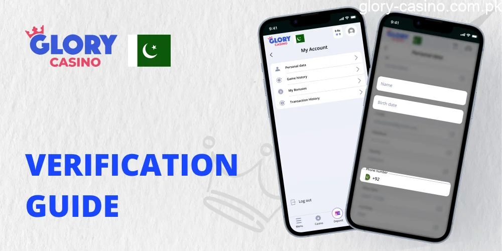 How to verification account at Glory Casino Pakistan