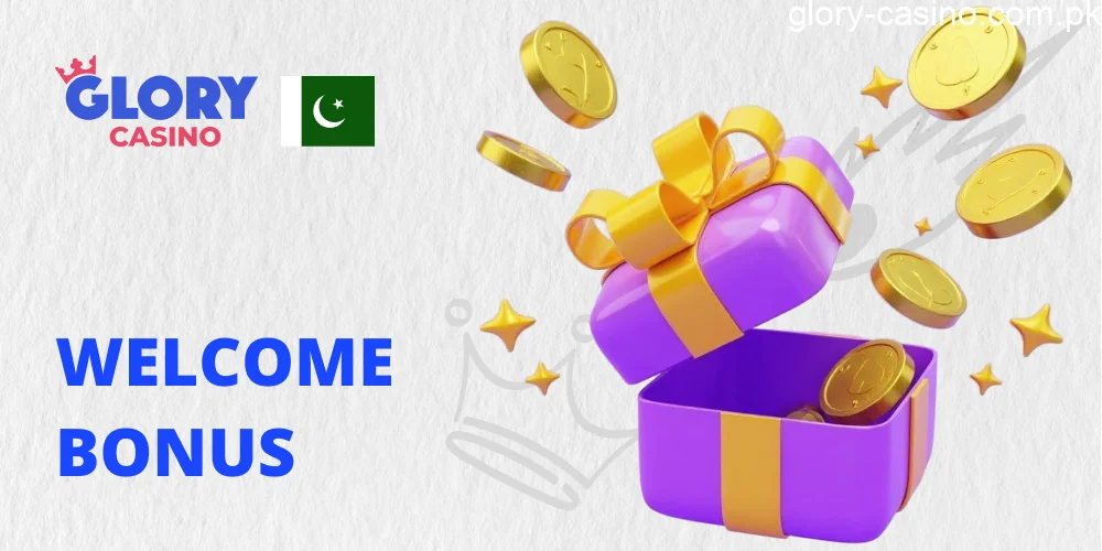 Welcome Bonus for Pakistani Players at Glory Casino