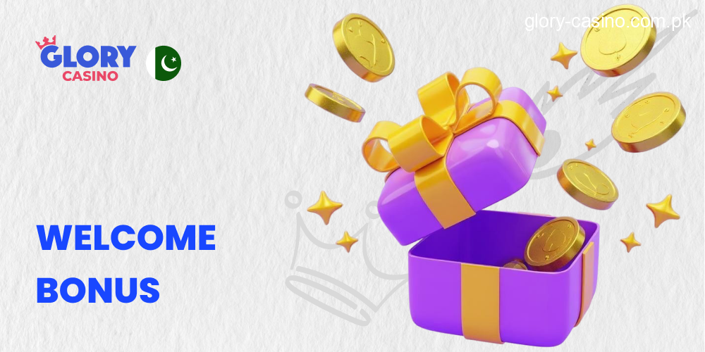 Welcome Bonus for New Players in Glory Casino