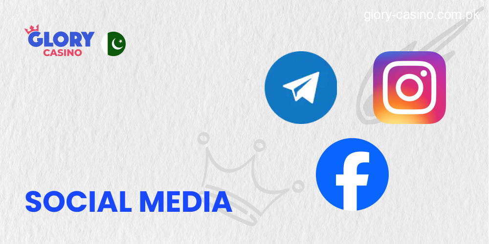 Social Media in Glory Casino