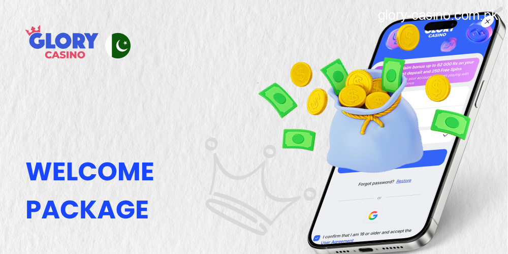 Glory Casino Welcome Bonus for New Players